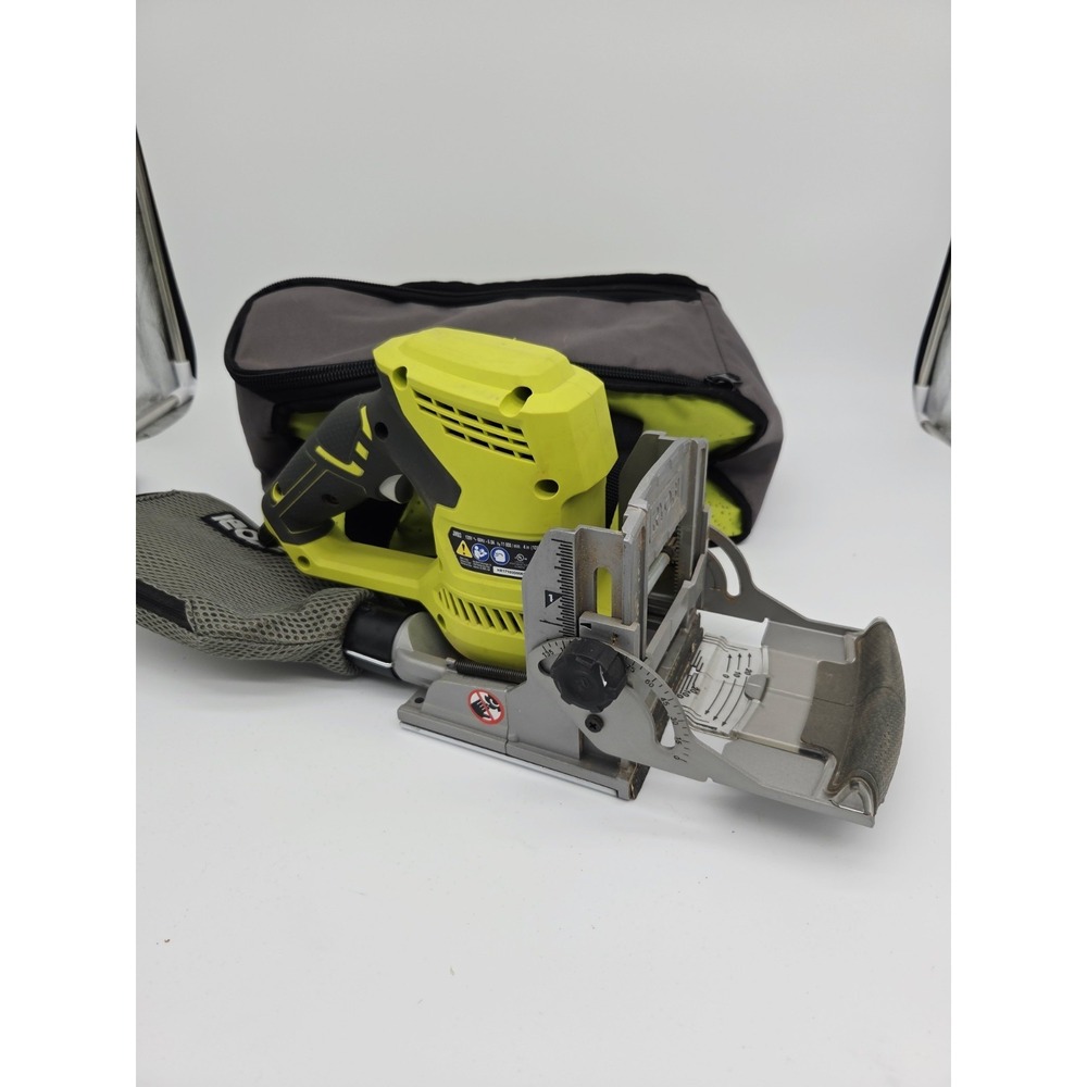Ryobi JM83K 6 Amp AC Biscuit Joiner Kit Preowned With BAG